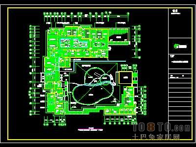 洗浴中心装修施工图纸、详图1套