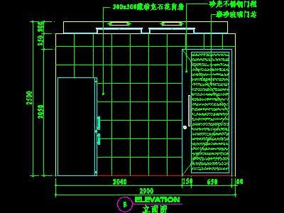 厨房实例CAD祥图66--CAD空间素材