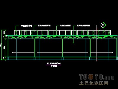 填单台、柱子、营业厅门面实套装修施工图纸、详图15...