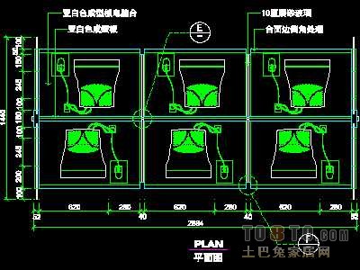 网吧空间详图装修施工图纸、详图2套