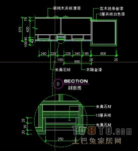 娱乐空间图纸素材002-吧台详图11套