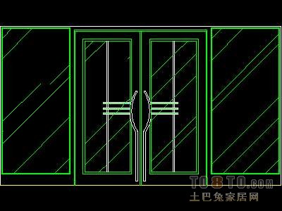 门图块004-铁艺门38个