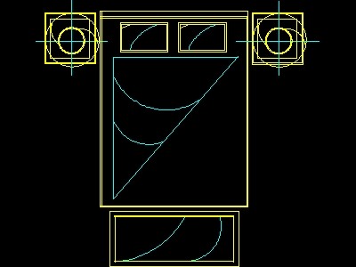 床图块cad家具图块32--CAD图块素材