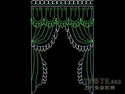 窗图块003-窗帘54个