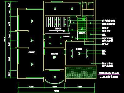复式实例、实用本色场景cad详图素材2008090...