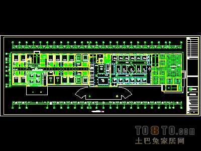 五星级宾馆装修施工图纸、详图1套