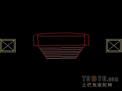 家具图块-电视柜图块5个