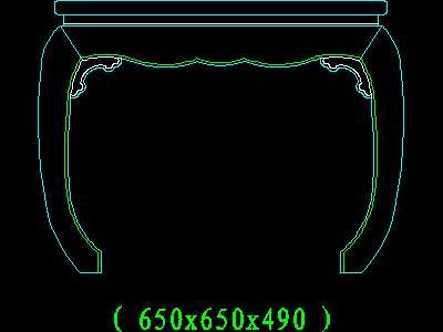 中式家具图块-cad家具图块5--CAD图块素材