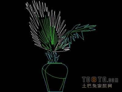 饰物陈设图纸素材004-植物31套