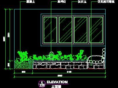 复式实例、实用本色场景cad详图素材2008090...