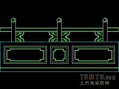 中式栏杆图块26个