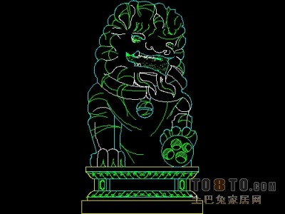 饰物陈设图纸素材006-雕塑12套
