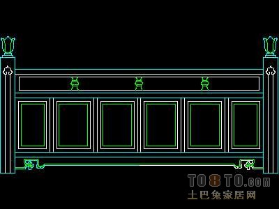 中式栏杆图块26个