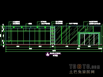 营业厅实套装修施工图纸、详图9套