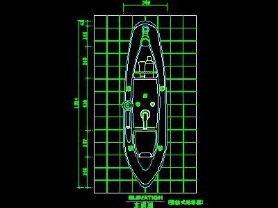 洁具cad图块素材83--CAD空间素材