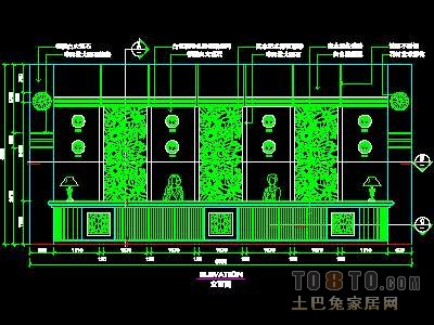 宾馆实套、总台详图详图58套