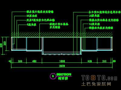 餐厅装饰柜详图14个