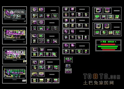 完整的ktv包厢施工图
