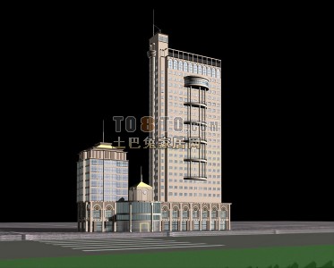 建筑3d模型下载