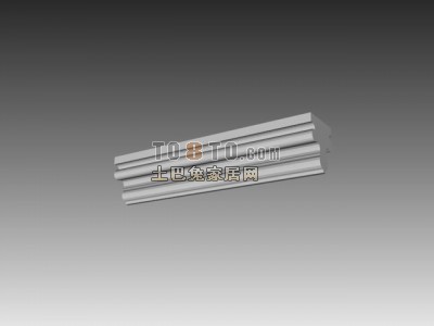 max欧式构件1233d模型下载