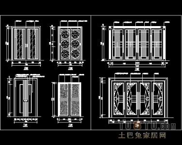 装饰门设计施工详图41个免费下载