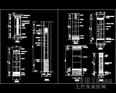 装饰柱施工详图12个免费下载