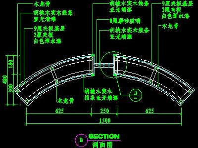 cad玄关祥图素材10--CAD空间素材