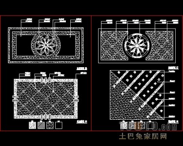 地面图块003-花街铺地、石材拼花、中式铺地33个