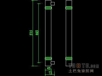 门图块006-门拉手、门锁、门饰117个