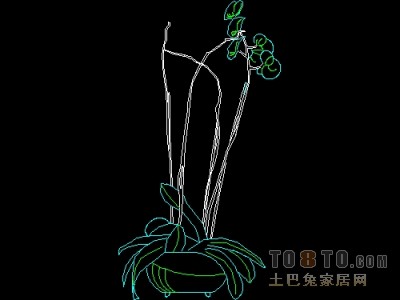 饰物陈设图纸素材004-植物31套