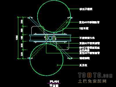 美容美发-接待台、工作台装修施工图纸、详图18套