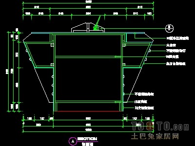 填单台、柱子、营业厅门面实套装修施工图纸、详图15...