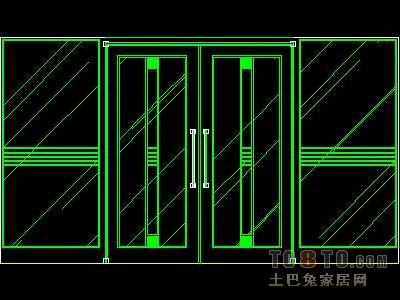 门图块004-铁艺门38个