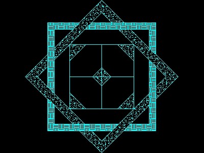 地面拼花cad图块素材29--CAD图块素材