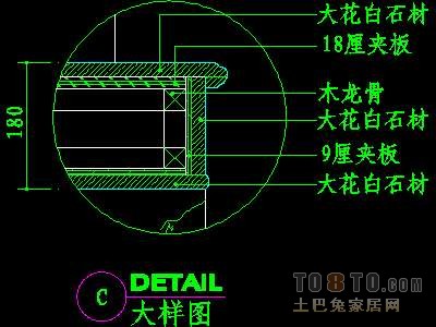 餐厅装饰柜详图14个