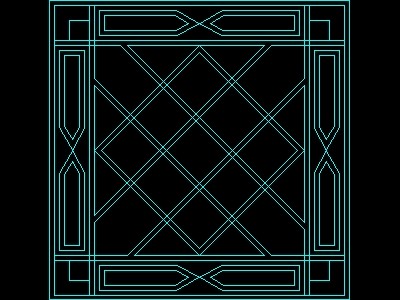 地面拼花cad图块素材21--CAD图块素材