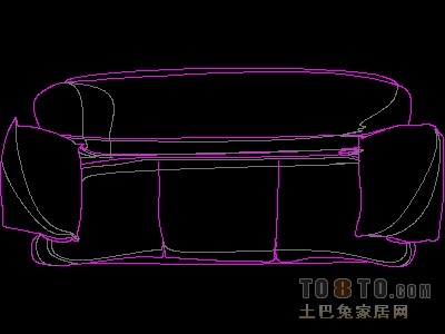 家具图块-沙发平面图块64个