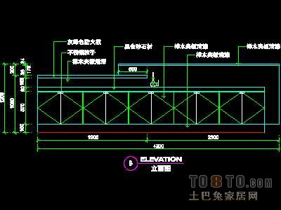 办公类实套、茶水台详图5套
