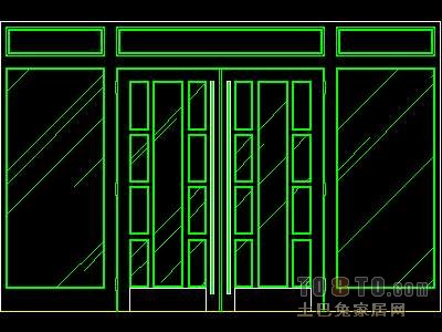 门图块004-铁艺门38个