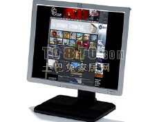 液晶电视机-液晶显示屏3d模型下载