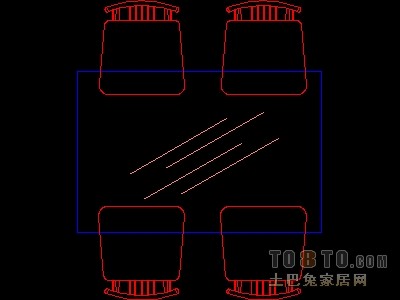 家具图块-餐桌图块11个
