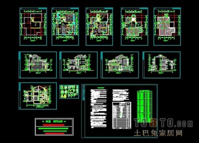 别墅建筑合集6套