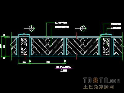 装饰构造、栏杆详图9套
