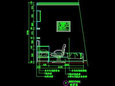 玩具柜CAD实例详图素材13--CAD空间素材
