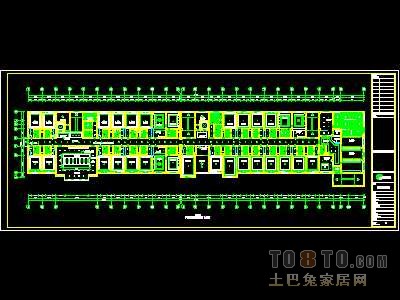 五星级宾馆装修施工图纸、详图1套