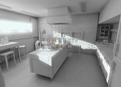 厨房63d模型下载