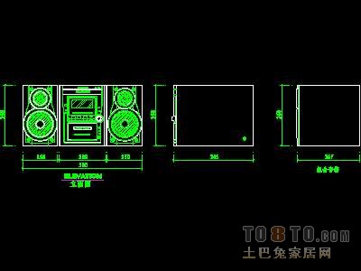 家用电器图块001-电视机图块、视听设备图块、影院...