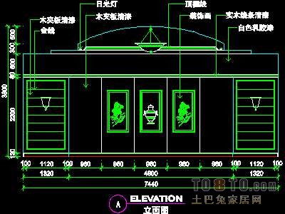 办公类实套、接待室详图4套