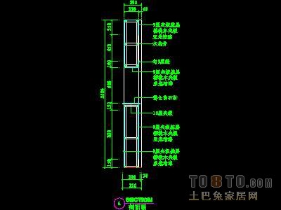 餐厅装饰柜详图14个