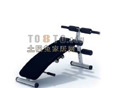 体育健身器材-仰卧起坐9套3d模型下载